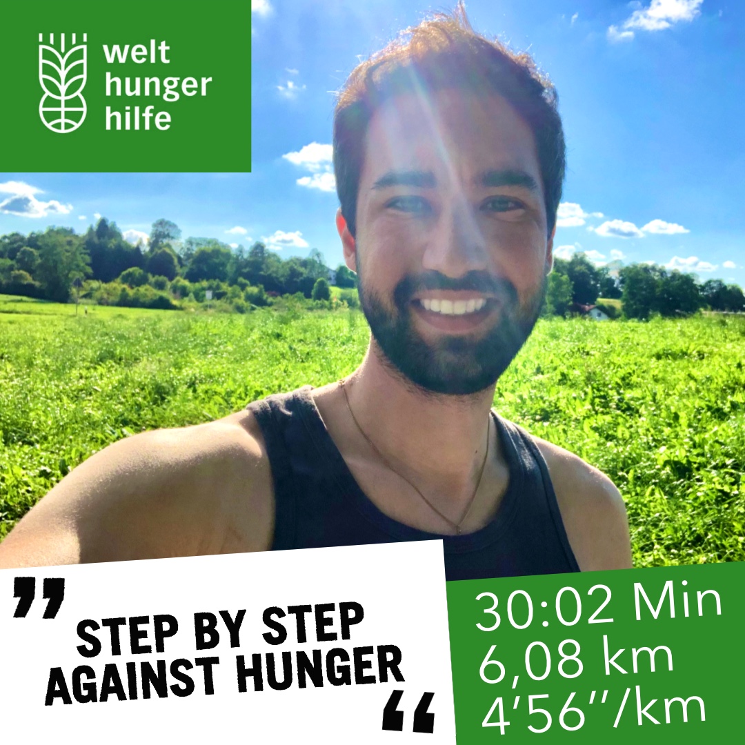 Spendenlauf Welthungerhilfe Nico Hanny